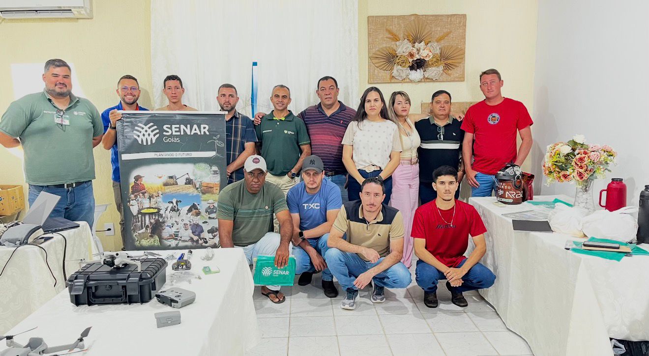 Prefeitura realiza Curso de Pilotagem de Drones em parceria com o SENAR Goiás